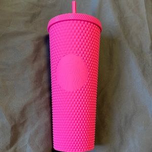 Starbucks Barbie pink studded tumbler